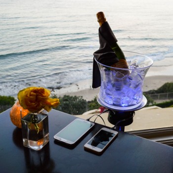 Individual Resort Charger, Ice Bucket and Table Stand				